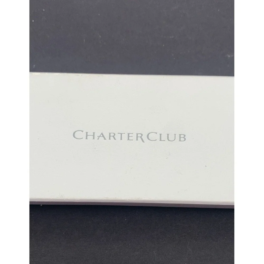 Charter Club Ornate Silver Tone Crystal & Rhinestone Bracelet Watch Need Battery